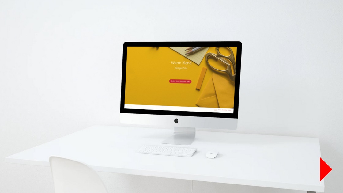 Flat White Website on desktop