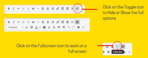 Full WordPress Visual Editor